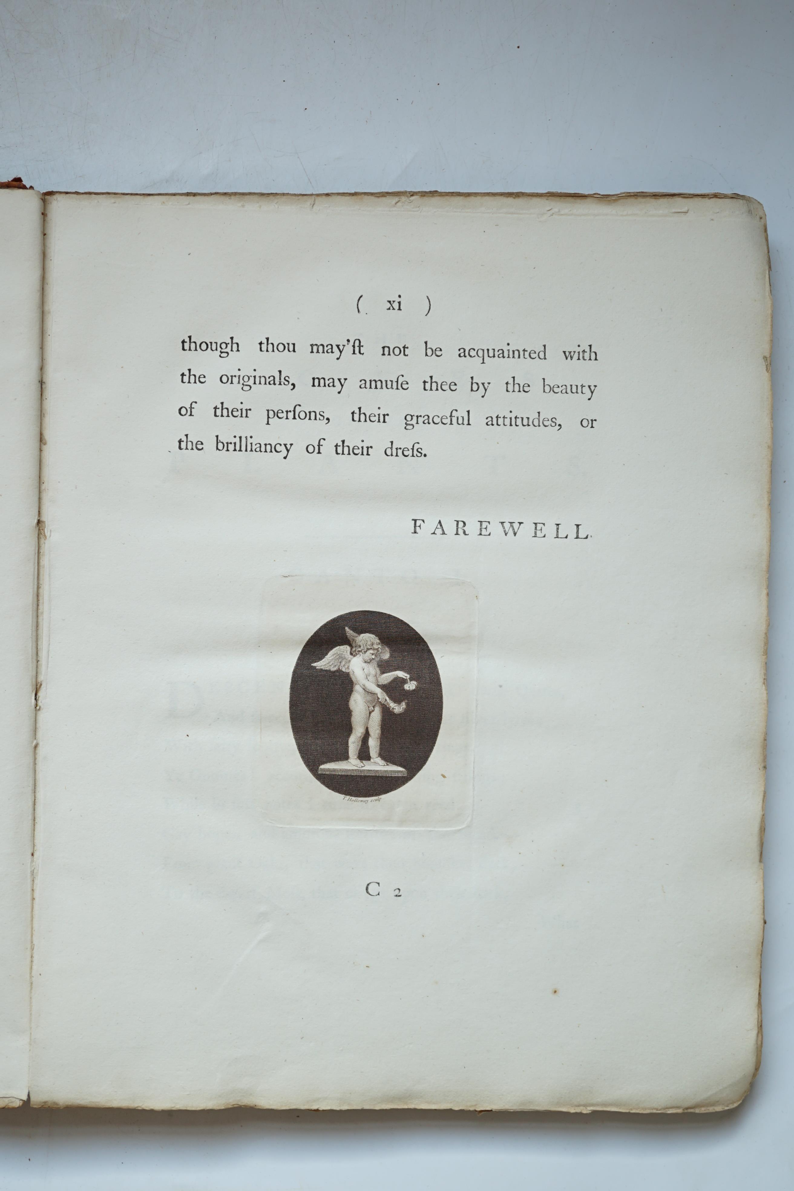 [Darwin, Erasmus] - The Botanic Gardens. Part ll. Containing the Loves of the Plants. A Poem with Philosophical Notes, 2nd edition, vol 2 only, with engraved frontispiece and 9 plates by F.P. Nodder, 4to, quarter calf, s